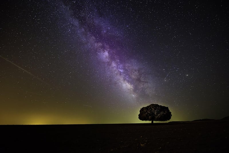 Milky Way Night Sky